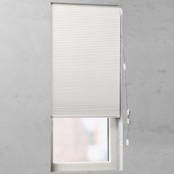 Plisségordijn op maat honingraat verduisterend