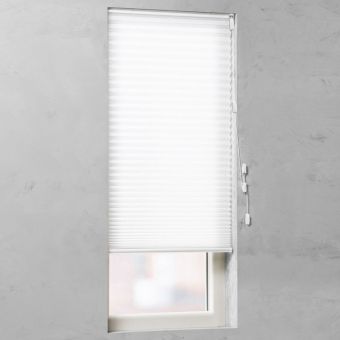 Plisségordijn op maat Pure lichtdoorlatend