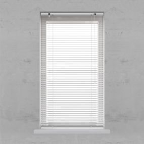 Jaloezie Aluminium 25mm Smart White open