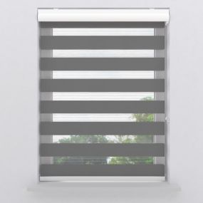 Duo Rolgordijn Splendid lichtdoorlatend grey voorkant