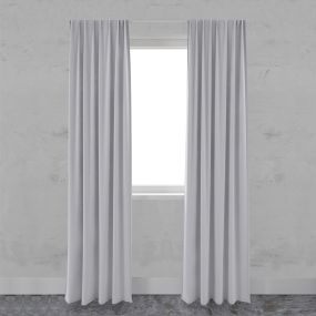 Gordijn Glazing Smart transparant white voorkant