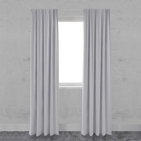 gordijn glazing smart transparant white vooraanzicht