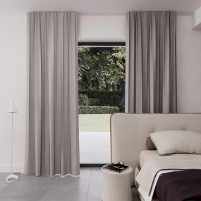 Gordijn Op Maat Dim-Out Soft Grijswit