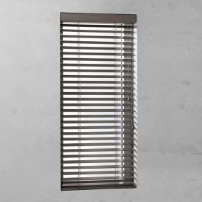 Houten Jaloezie Op Maat 50mm Beigegrijs