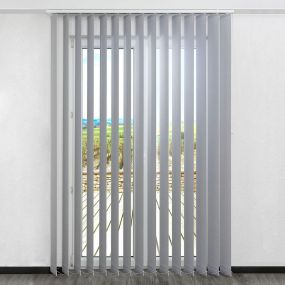 Lamellen op maat 89 mm Effect Lichtdoorlatend stormy grey open