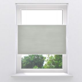 Plissegordijn Honingraat 25mm Easy cement vooraanzicht