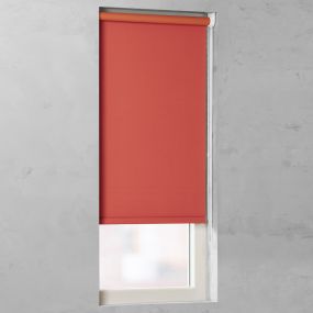 Rolgordijn Op Maat Full Color verduisterend roodoranje open