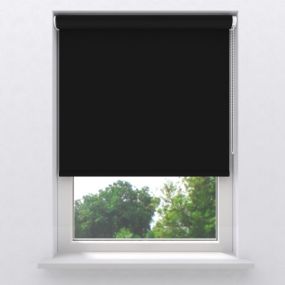 Rolgordijn Op Maat Verduisterend Trend Black vooraanzicht