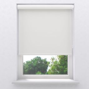 Rolgordijn Op Maat Verduisterend Trend Pure White vooraanzicht