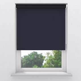 Rolgordijn Op Maat Verduisterend Trend Dark Blue vooraanzicht