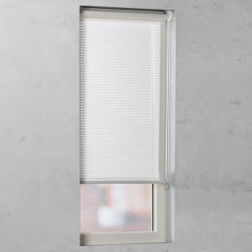 Rolgordijn Stripe Smart transparant White open 