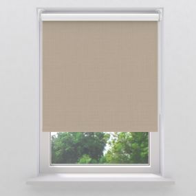 Rolgordijn weave Smart verduisterend Sand 210x190cm
