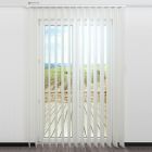 Lamellen op maat 89 mm Twill lichtdoorlatend pure white