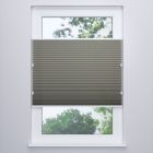 Plisségordijn op maat Home honingraat lichtdoorlatend desert taupe vooraanzicht