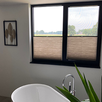 Energiebesparend honingraat plisségordijn