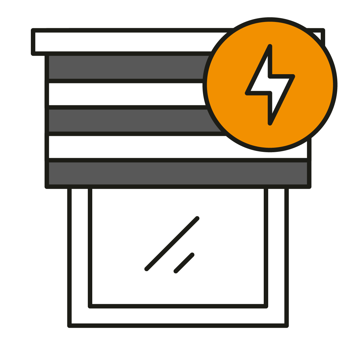 Elektrische duo rolgordijnen