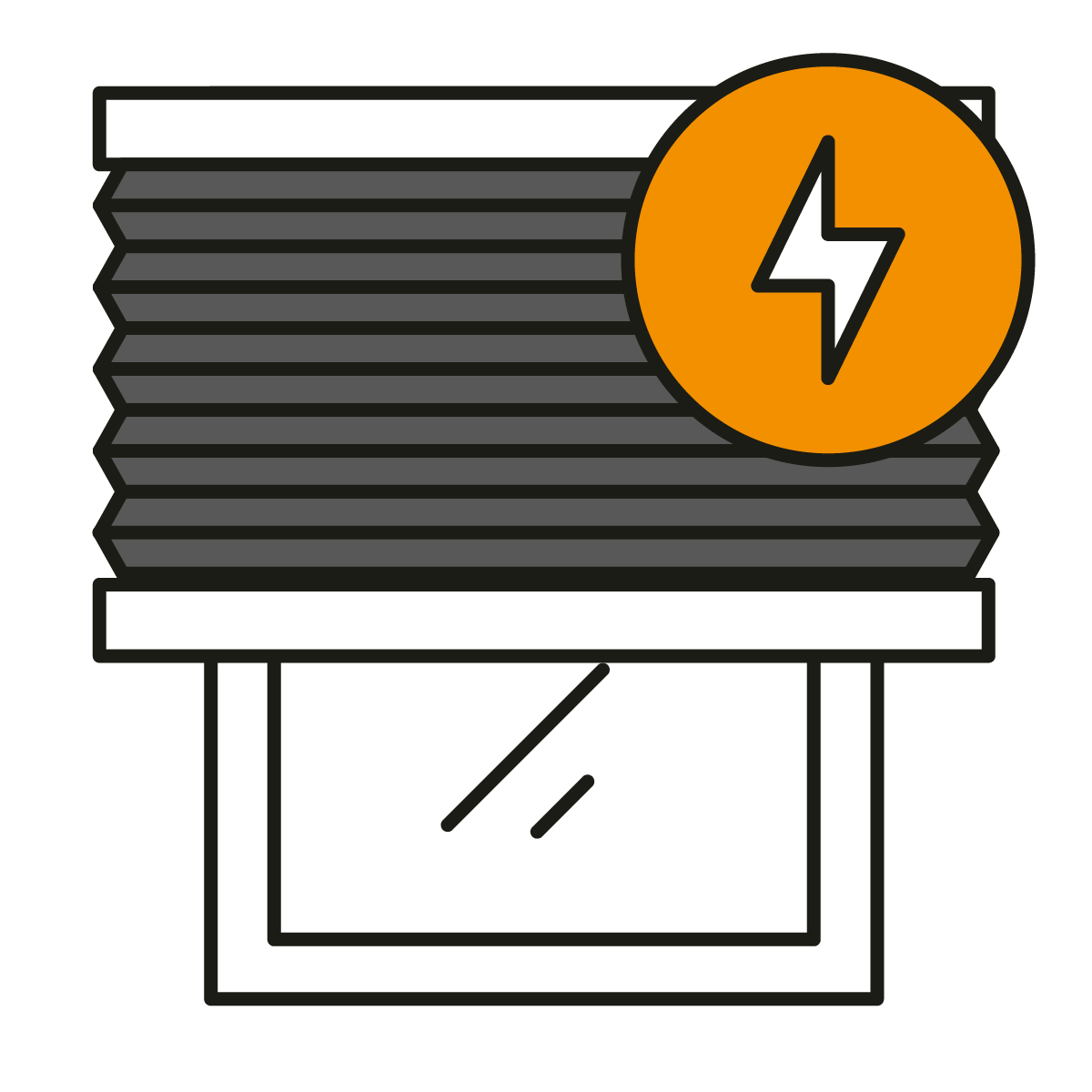 Elektrische plisségordijnen