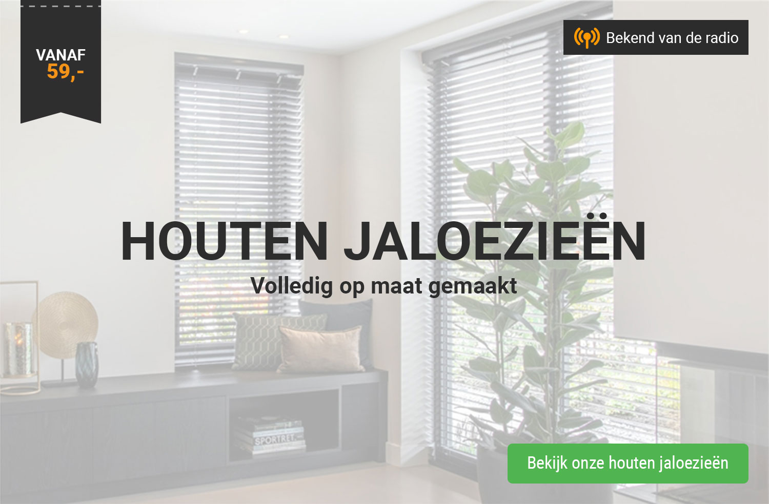 Houten jaloezieen