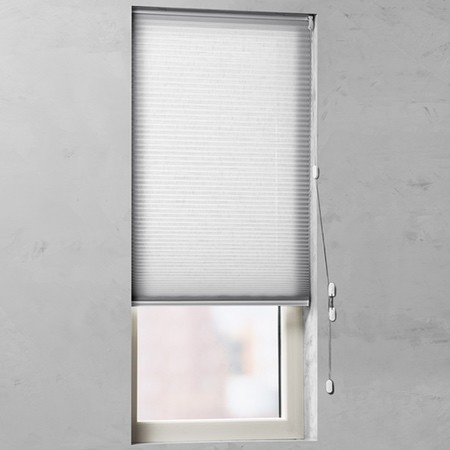 raambekleding deur plissegordijnen