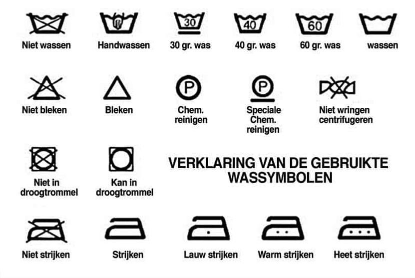 vitrage wassen wasvoorschriften