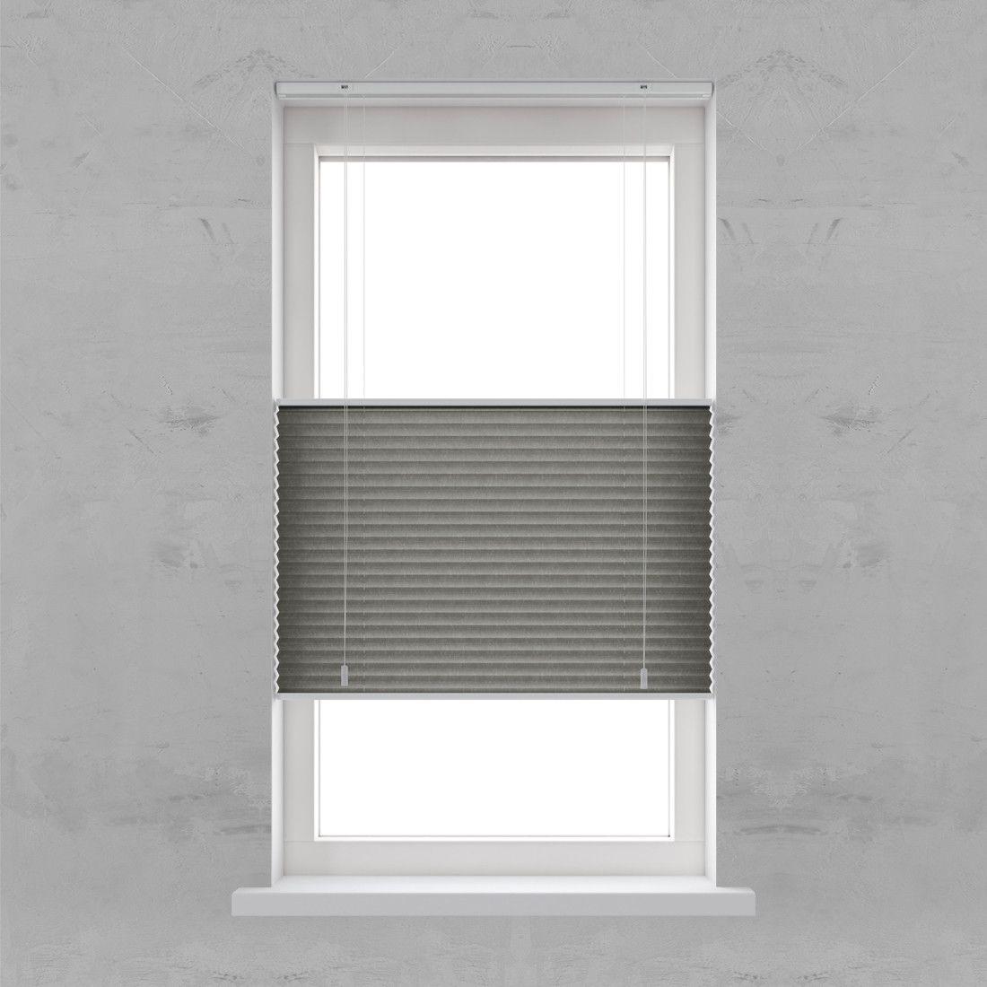 zolderraam plissegordijn zijprofielen